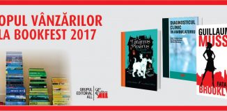 Topul vânzărilor Grupului Editorial ALL la Salonul Internațional de Carte Bookfest 2017