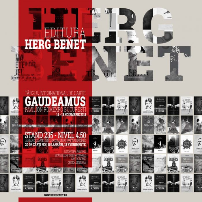 Editura Herg Benet la Gaudeamus 2018