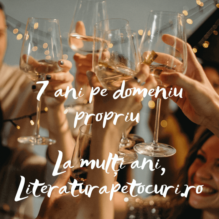 7 ani pe domeniu propriu - La mulți ani, Literaturapetocuri.ro