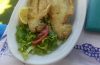 Salată de ton cu orez - Ciorbă cu tăiței - Pește cu mămăligă - Gogoși