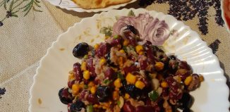 Salată de ton cu fasole roșie și porumb